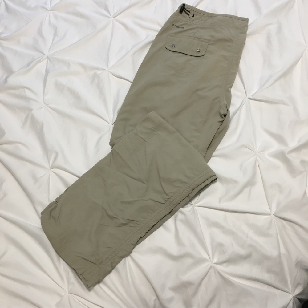 Columbia Women’s Tan Hiking Pants, size 6